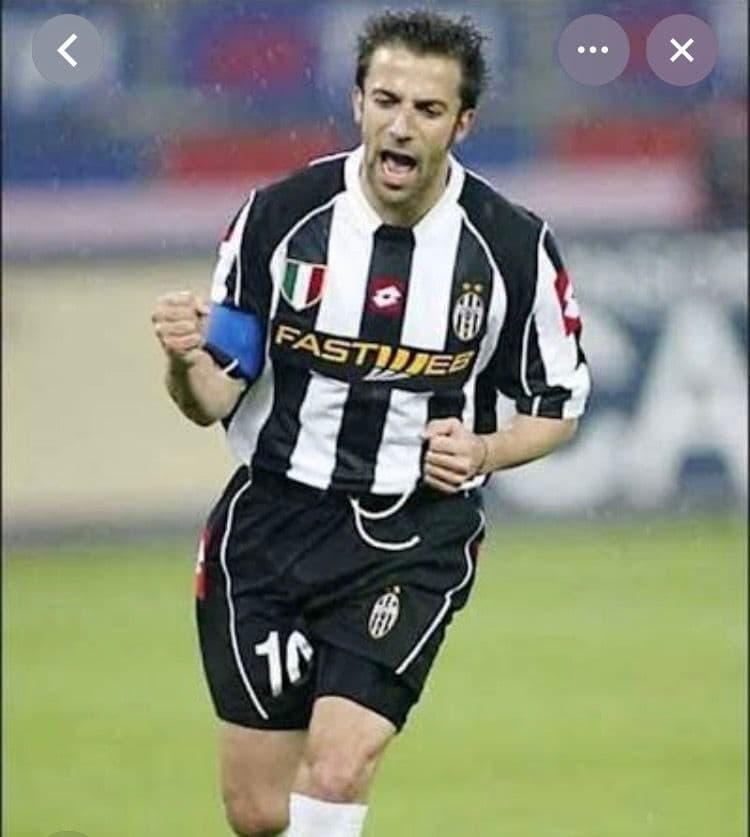 02-03 ユベントス　デルピエロ　lottoオフィシャルユニフォーム