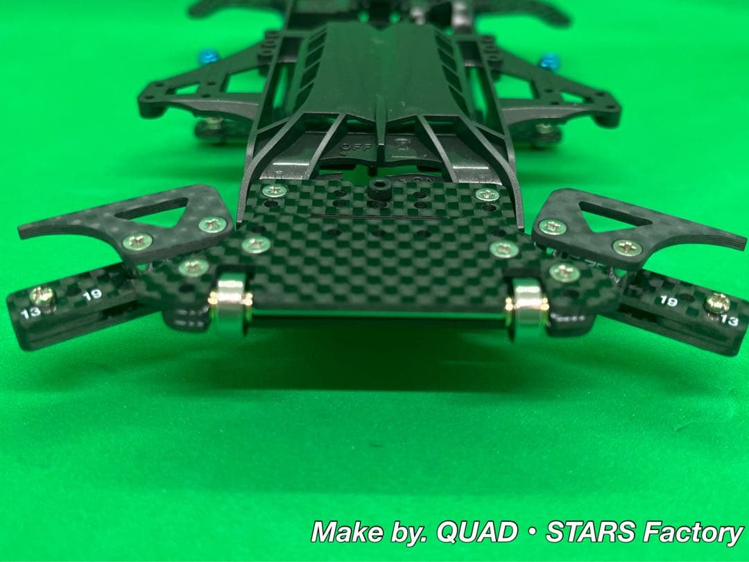 【ミニ四駆・FM-A用】1軸アンカー＋リヤスキッドローラー【J-CUP2021】