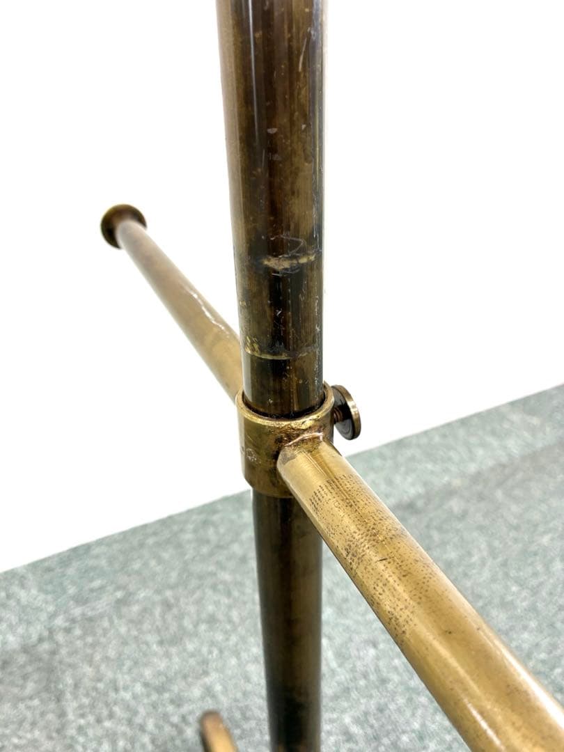 【特価レア】 バッグツリー ラック バッグ陳列 アンティークゴールド 真鍮