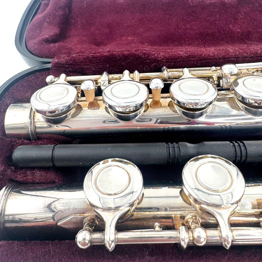 後期モデル✨鏡面磨き上げ済み✨YAMAHA フルート YFL-211 Eメカ付き