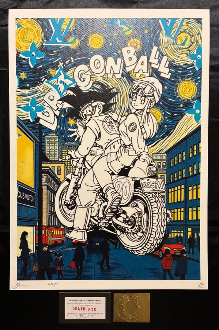 世界限定100枚 DEATH NYC アート ポスター db20
