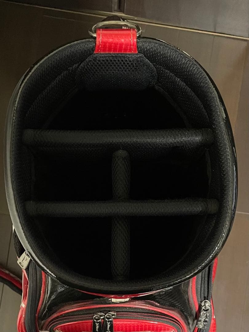 Titleist 赤 ゴルフキャディバッグ