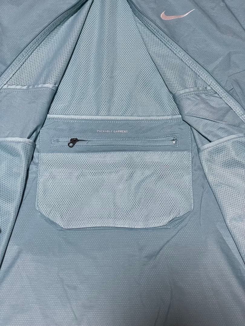Nike ライトブルー ウィンドブレーカー　ショートパンツ　セットアップ上下