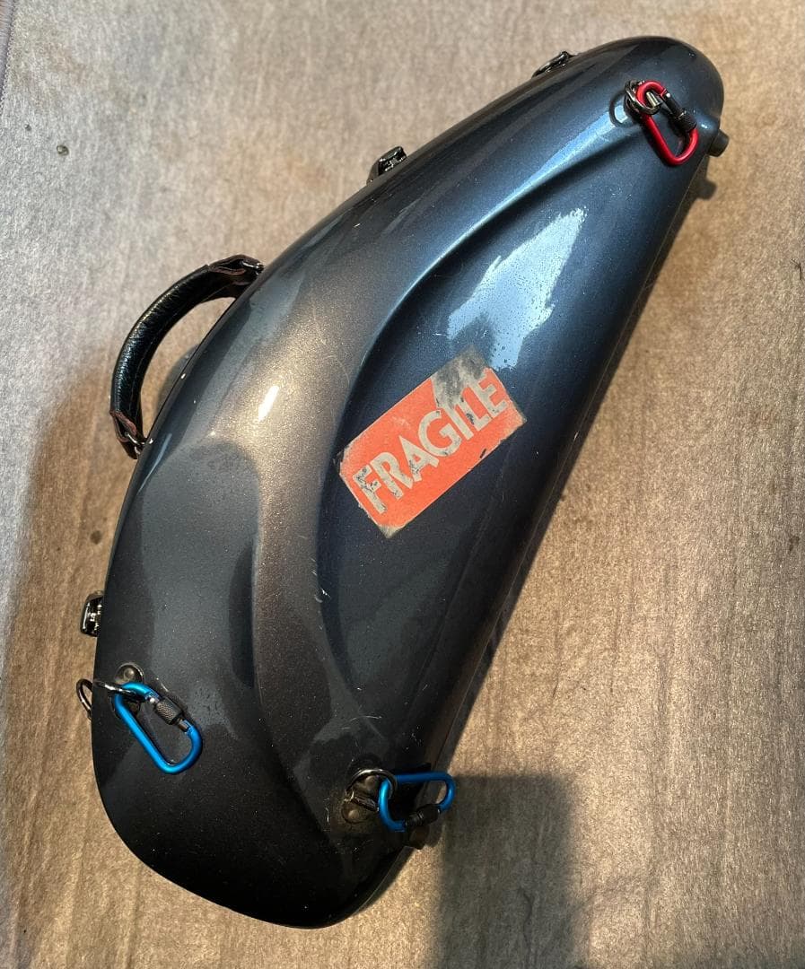 アルトサックス用ファイバーケース+ベルインタイプスタンド