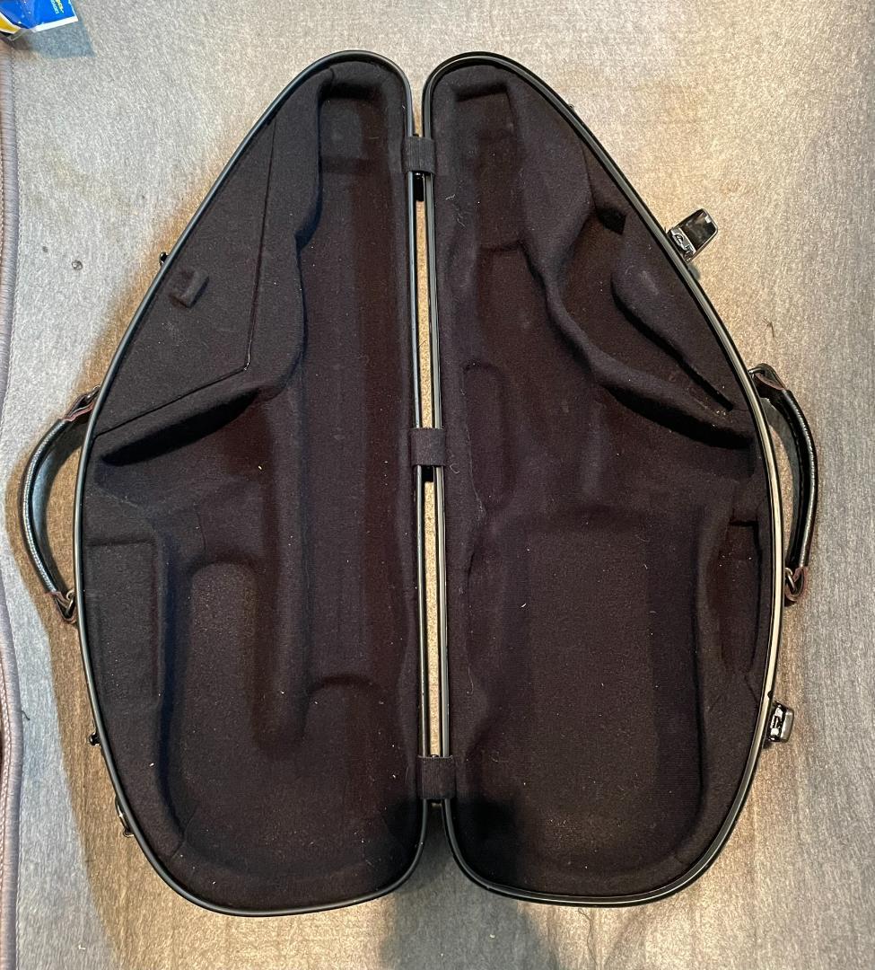 アルトサックス用ファイバーケース+ベルインタイプスタンド