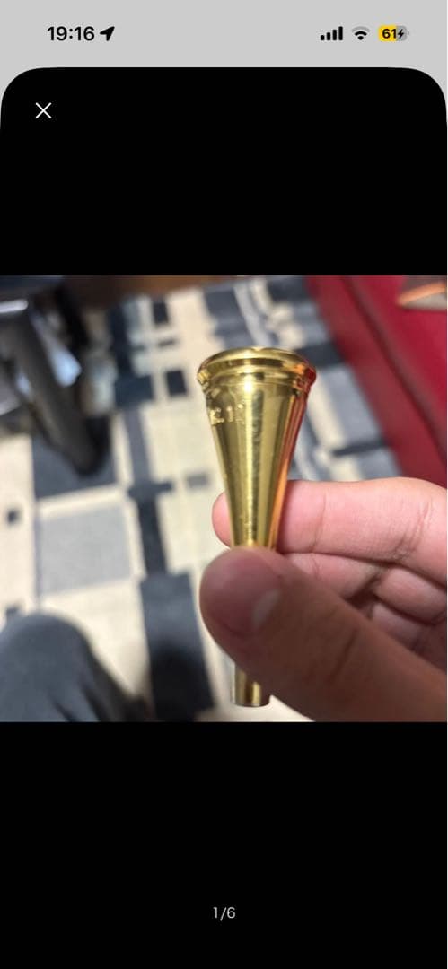 BACH12マウスピース ホルンマウスピース 金メッキ