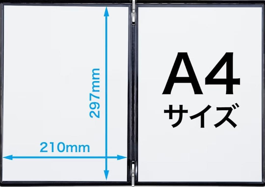 A4 メニュー用クリアホルダー 6個セット
