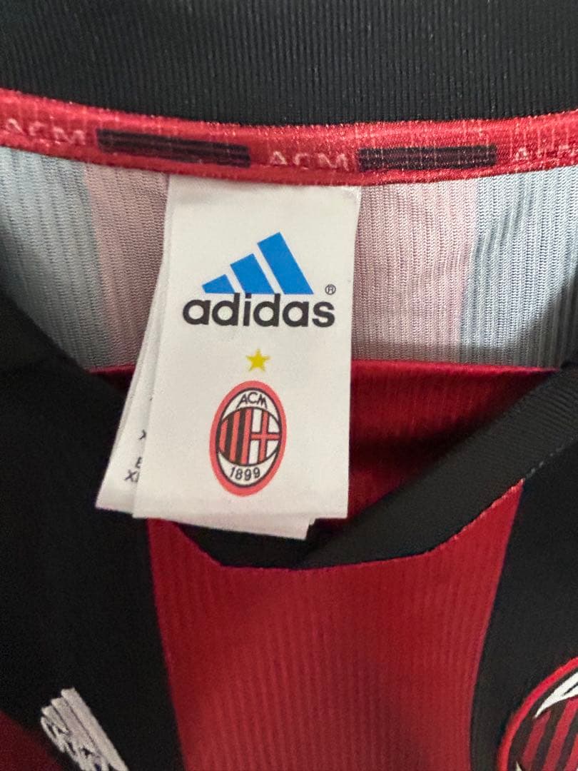 98-99 ACミラン　マルディーニ　adidas オフィシャルユニフォーム