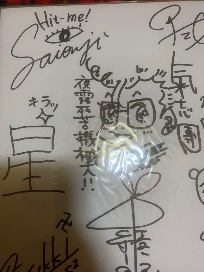 氣志團直筆サイン色紙❣️レア