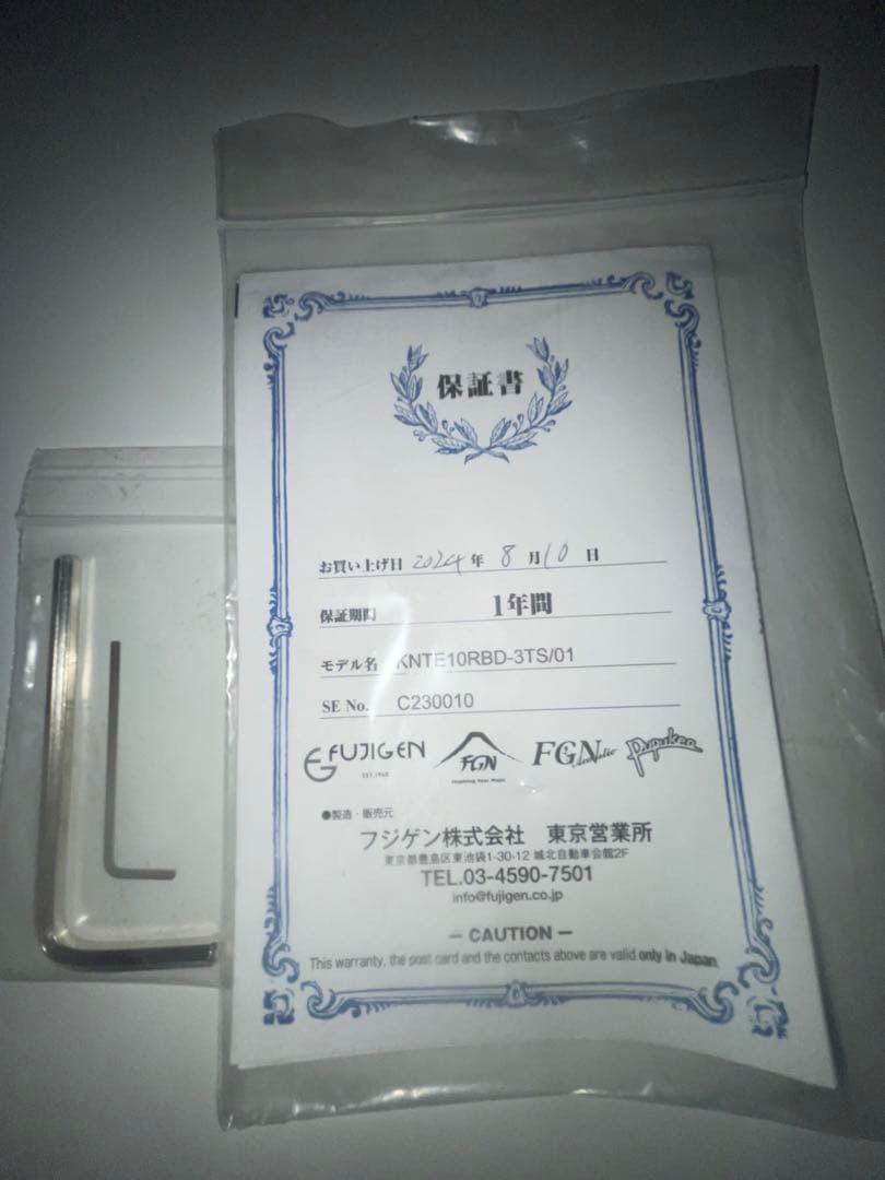 FGN(フジゲン) Neo Classic 美品 ギグバッグ/保証書付き