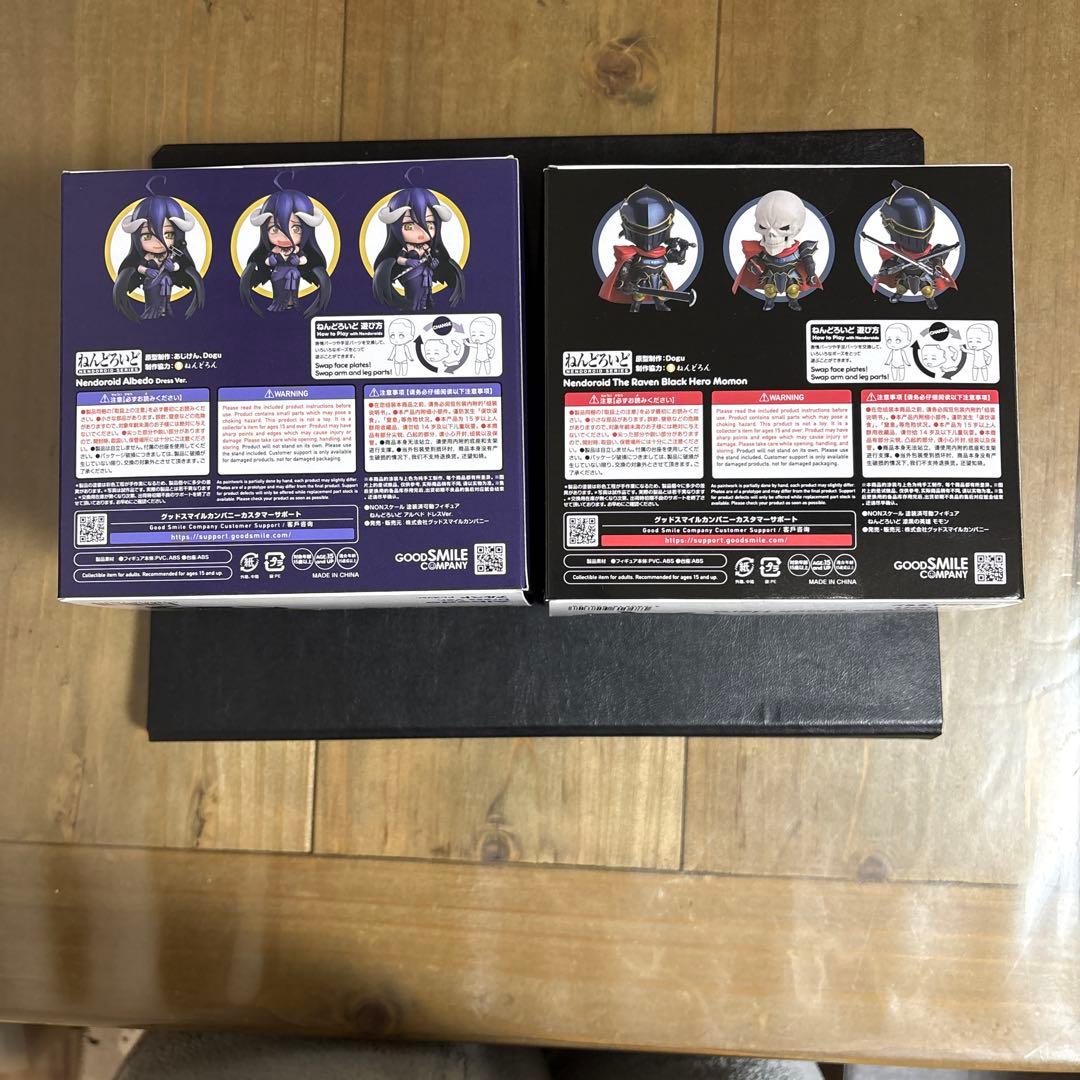 ねんどろいど オーバーロード 漆黒の英雄 モモン ＆ アルベド ドレスVer.