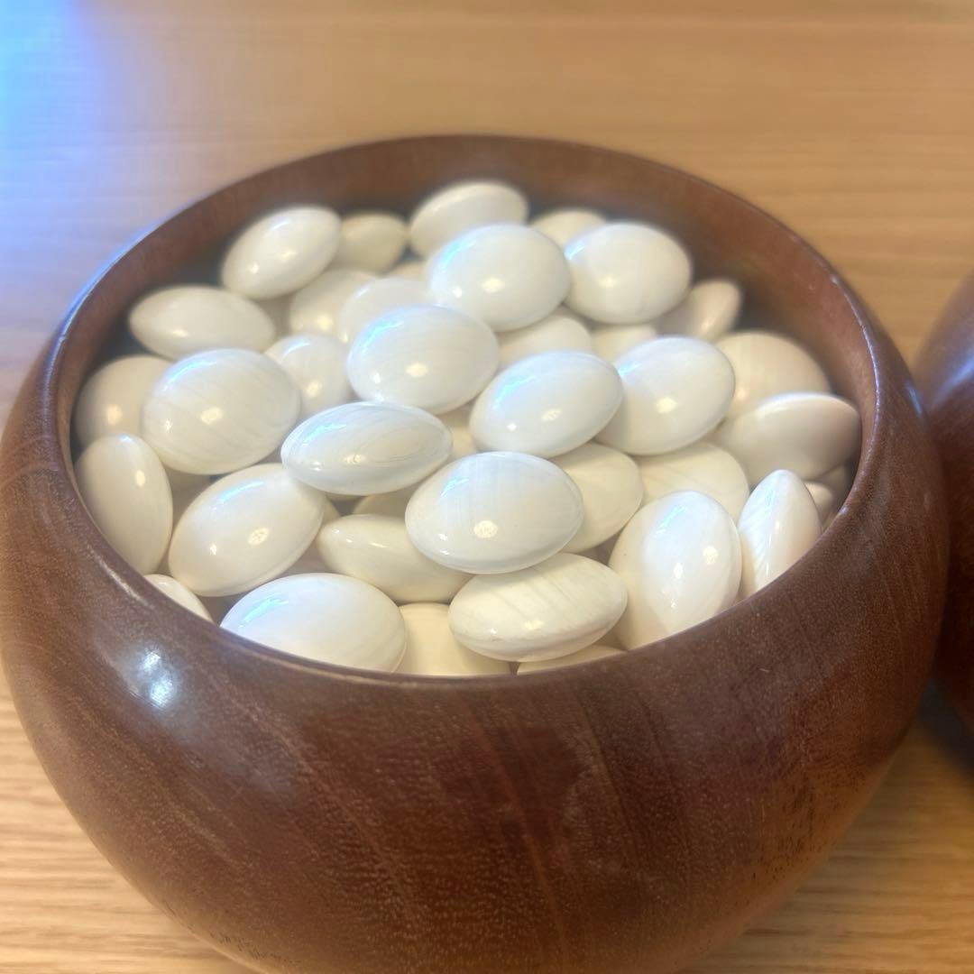 囲碁　本蛤 那智黒　碁石　38号