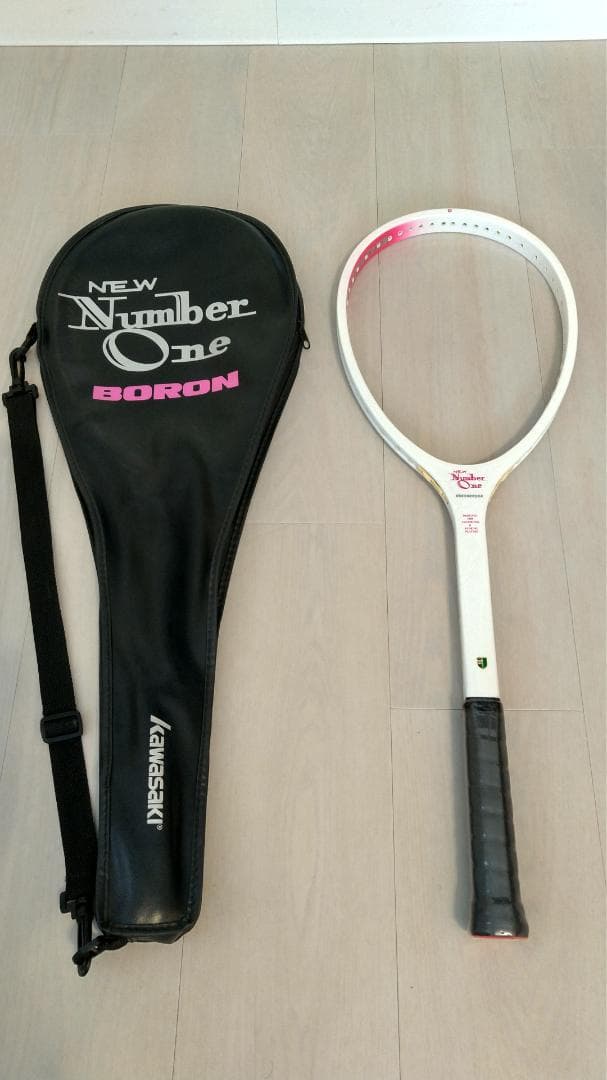 【希少品：木製テニスラケット】NEW Number One BORON8500