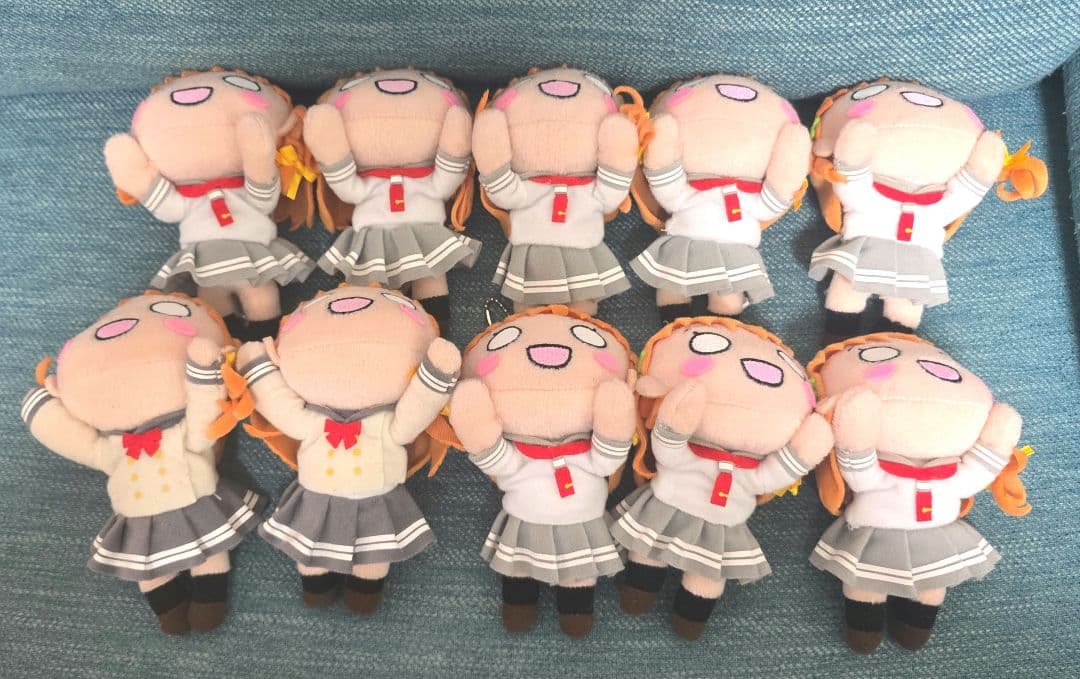 ラブライブ サンシャイン 高海千歌 寝そべり ぬいぐるみ キーチェーンマスコット