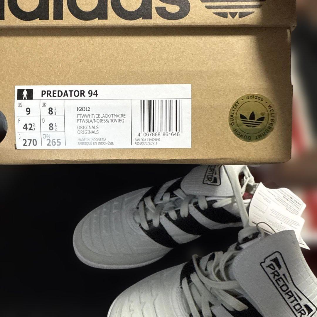 アディダス プレデター 94 27cm 新品未使用