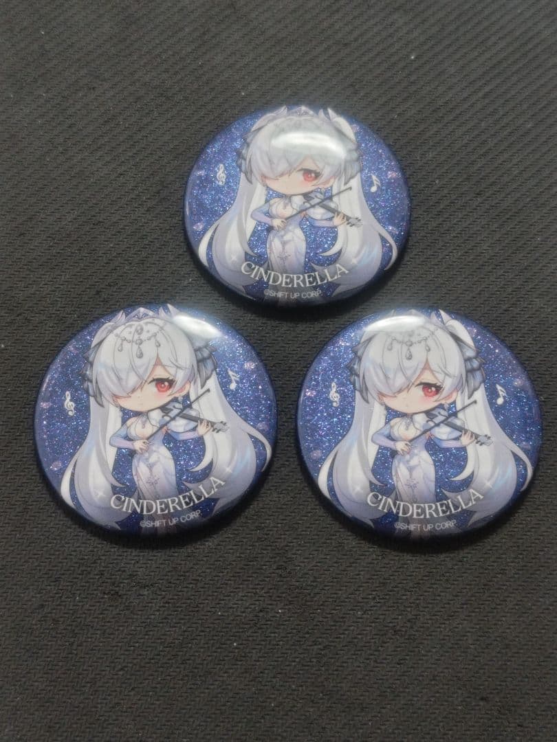 NIKKE オーケストラコンサート シンデレラ ミニキャラ　缶バッジ　3個