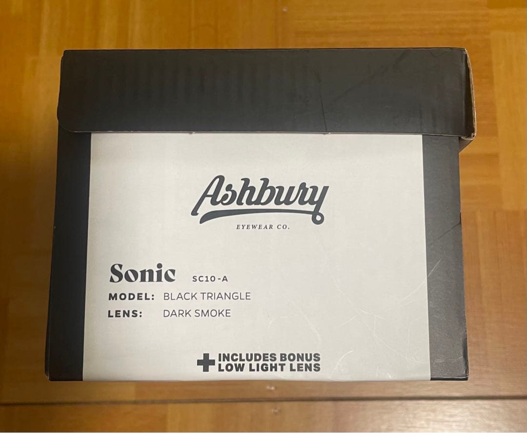 新品未使用ASHBURY SONIC BLACK TRIANGLEスペアレンズ付