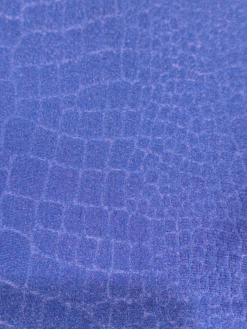 青 型押しクロコダイル BIGサイズ 角度が変えられる壁打ち無音布(むおんふ