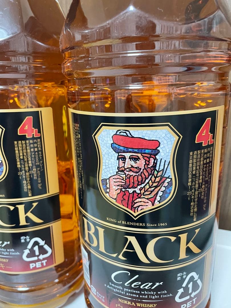 ブラックニッカクリア　4L×4本