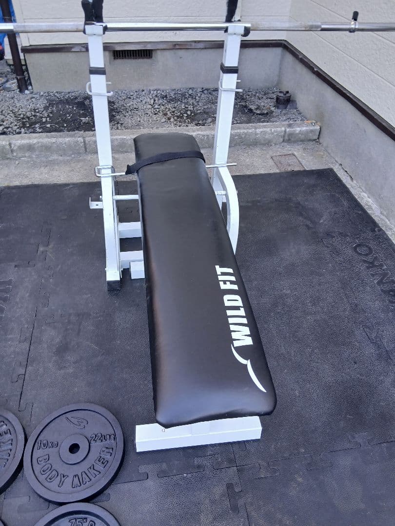 WILD FIT　ベンチプレートセット 計55Kg引き取限定　埼玉県
