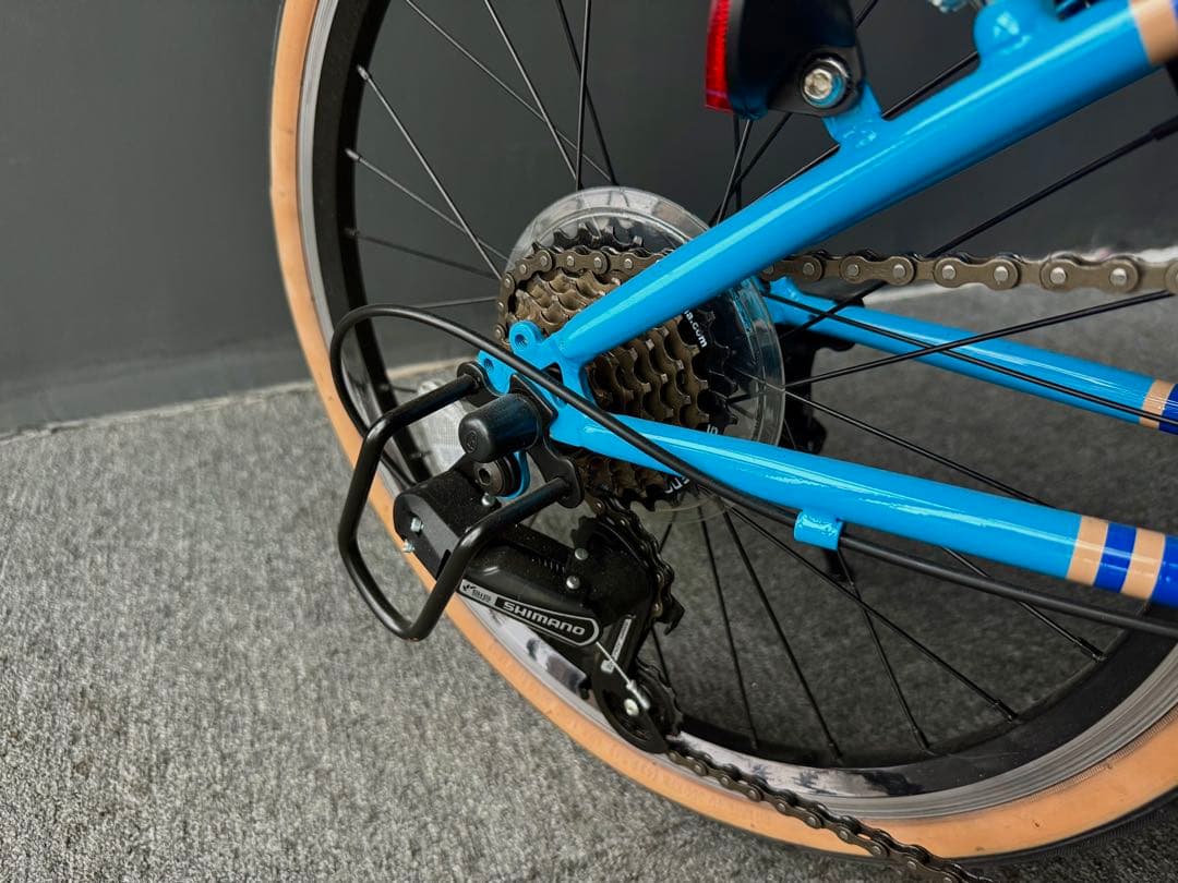 PANTHER 折りたたみ自転車 20インチ Shimano7段変速 ブルー系