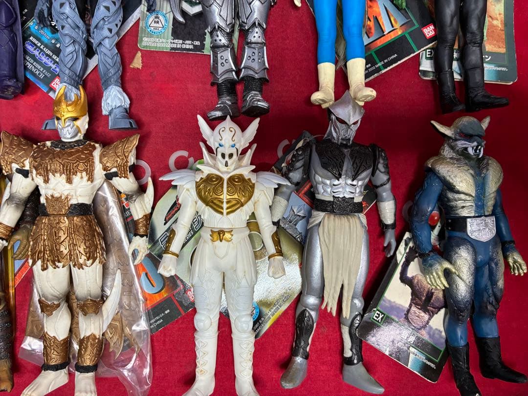 タグ付き 仮面ライダー 怪人シリーズ まとめ売り 21体 ソフビ