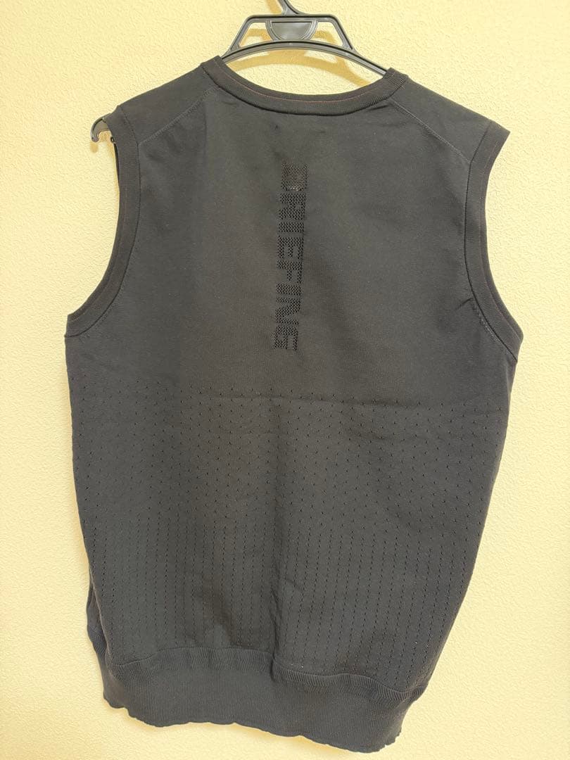 BRIEFING ブリーフィング ニット　ベスト　メンズ　ゴルフ　ロゴ　黒　L