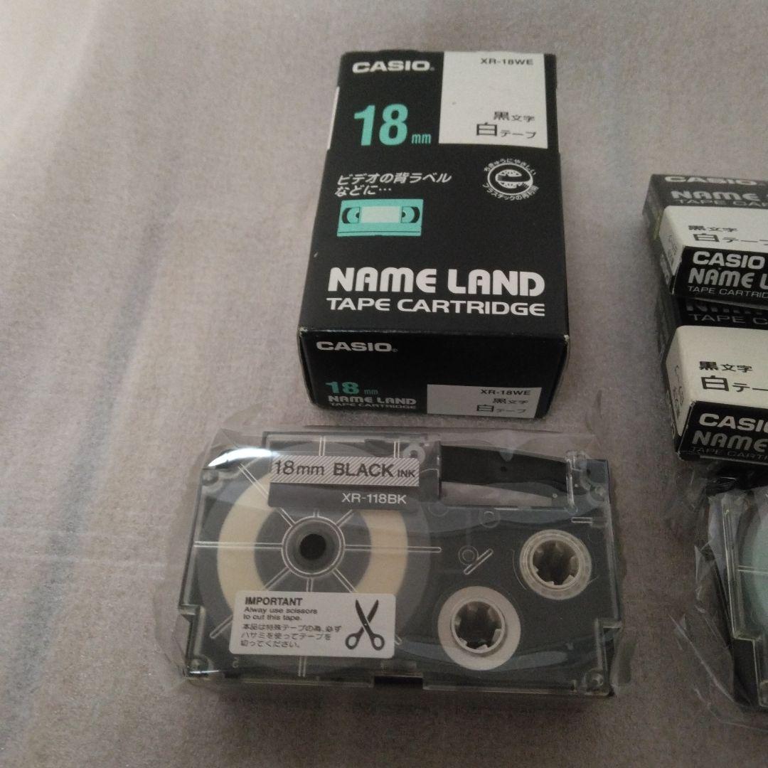 1426　カシオ　CASIO XR-18WE ほか　テープカートリッジ