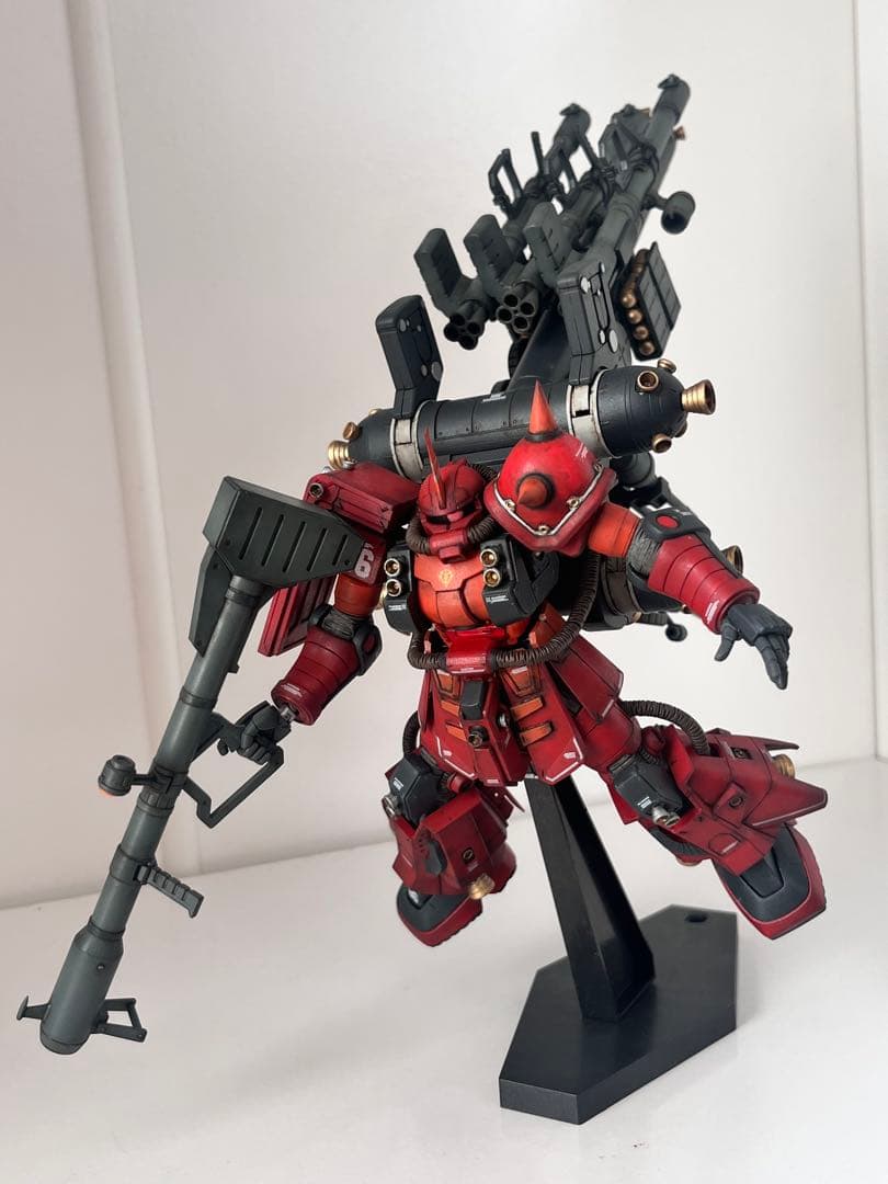 hg ガンプラ　サイコ・ザク　 ウェザリング　全塗装　完成品