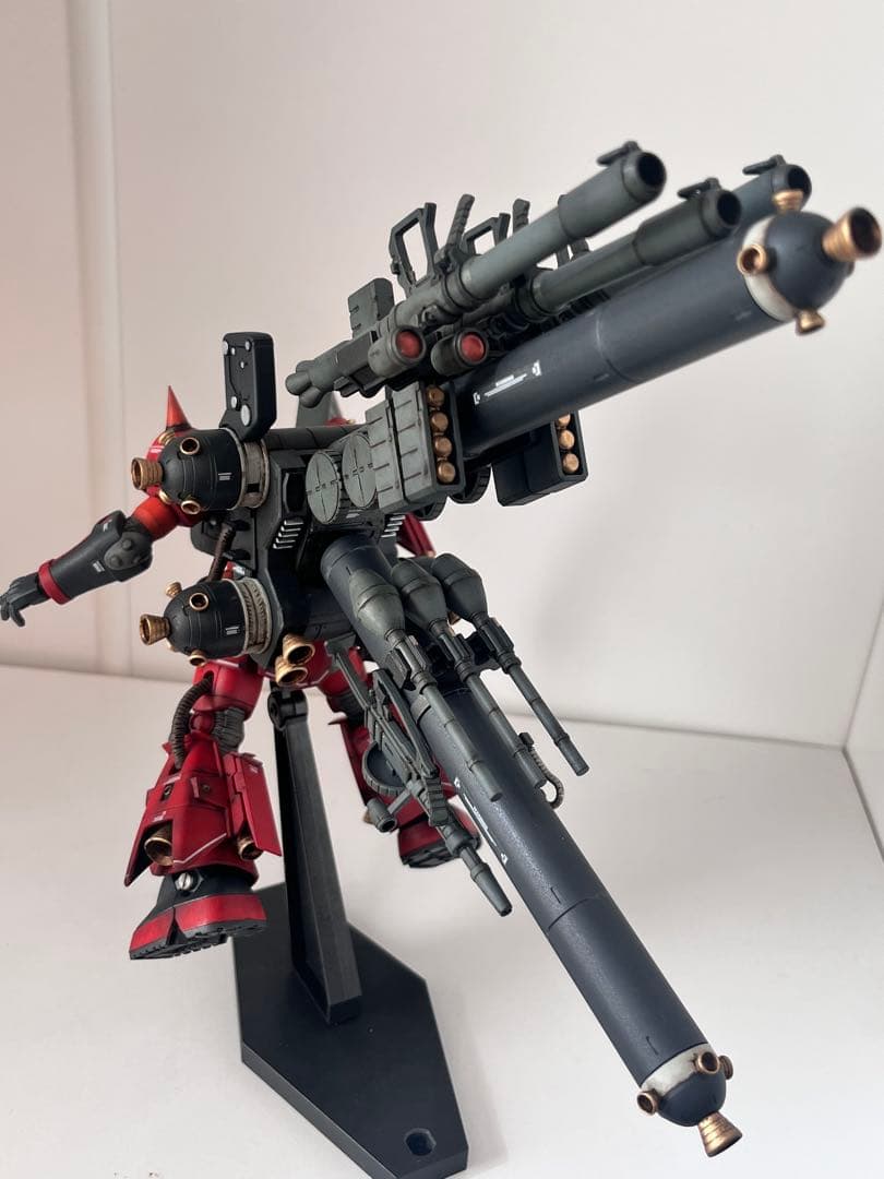 hg ガンプラ　サイコ・ザク　 ウェザリング　全塗装　完成品