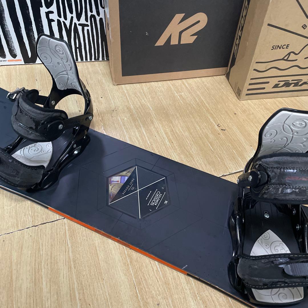 SALOMON×DRAKE　サロモン　ドレイクバインディング付スノーボードセット
