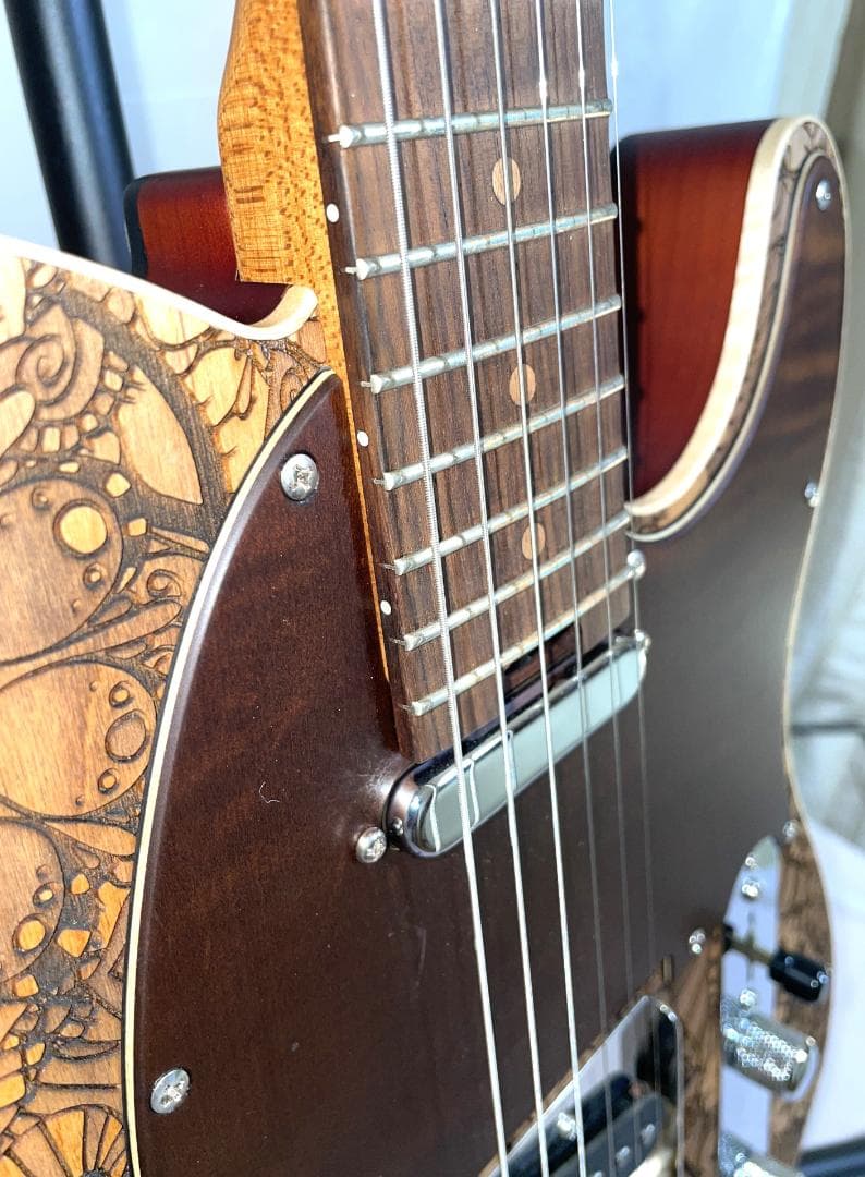 Sago / Order Classic Style T 花柄模様テレキャスター