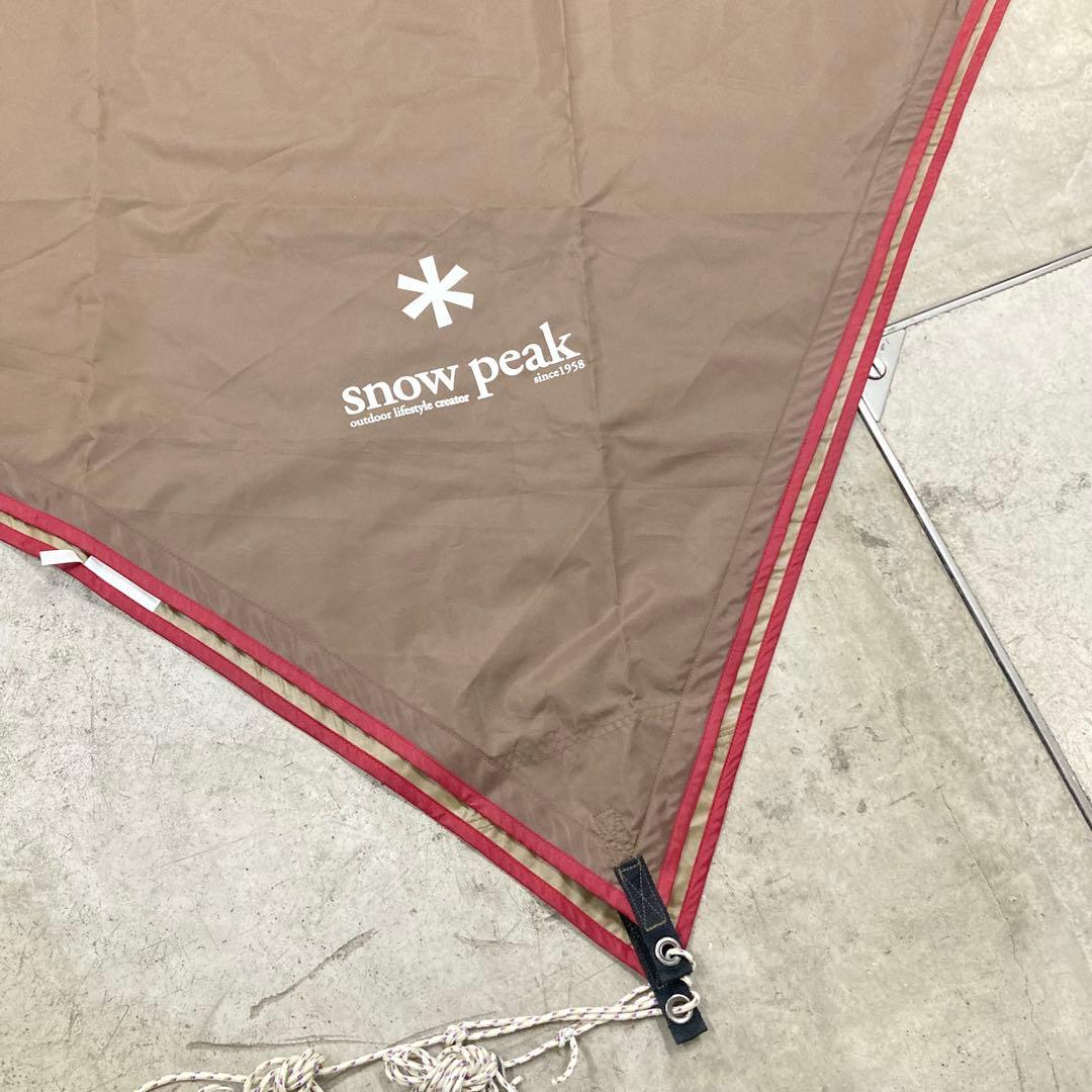 美品　スノーピーク　HDタープシールドヘキサM TP-861 ポール付き