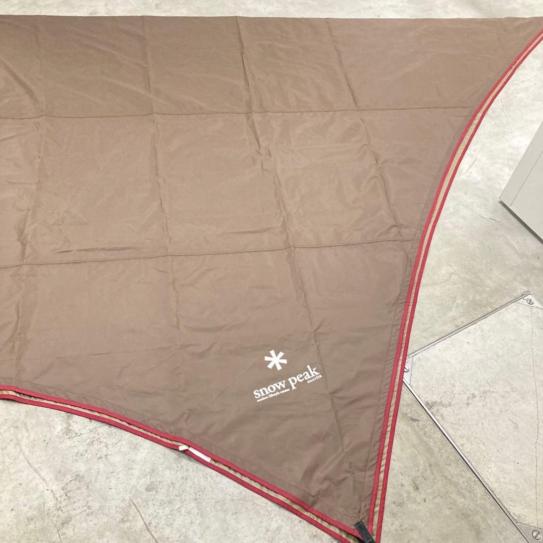 美品　スノーピーク　HDタープシールドヘキサM TP-861 ポール付き