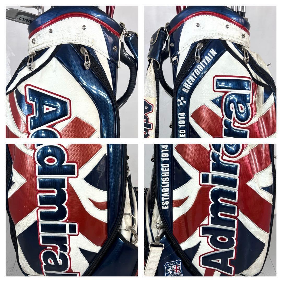 本格派 メンズゴルフクラブ 16本 フルセット ゴルフセット アドミラル　ゴルフ