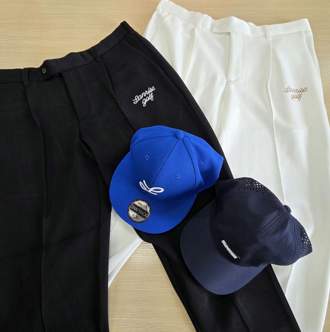 82. SANRISE PANTS×2、CAP×2セット