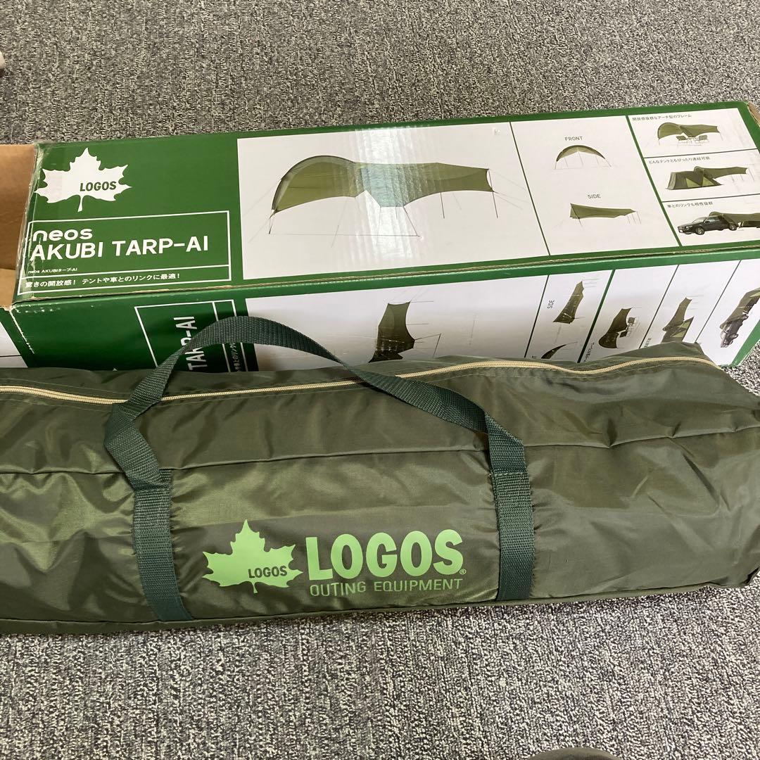 LOGOS ロゴス neos AKUBI タープ-AI グリーン