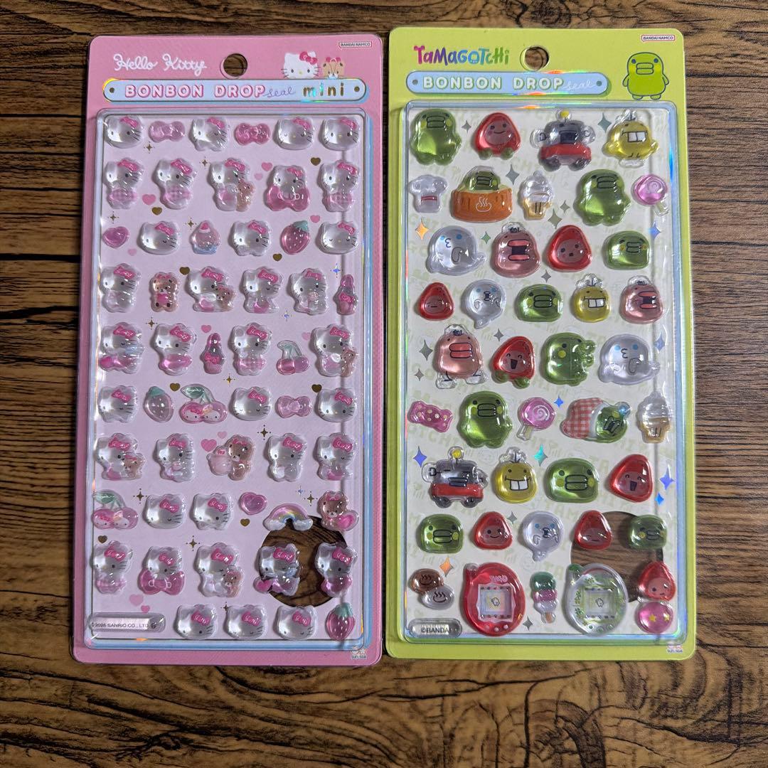 ボンボンドロップミニシール　サンリオ　たまごっち　8枚セット