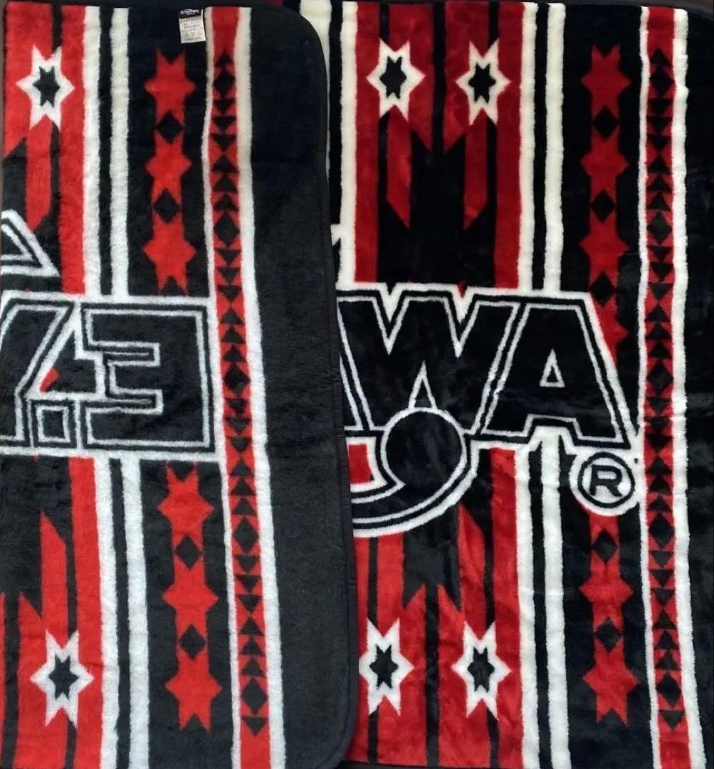 E.YAZAWA ☆ストライプ☆ブランケット 約140x100cm