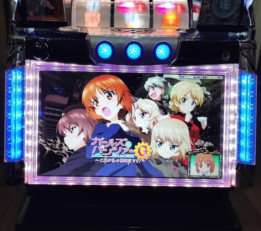 【パチスロ実機】 オリンピア★ガールズ＆パンツァーG【不要機付】