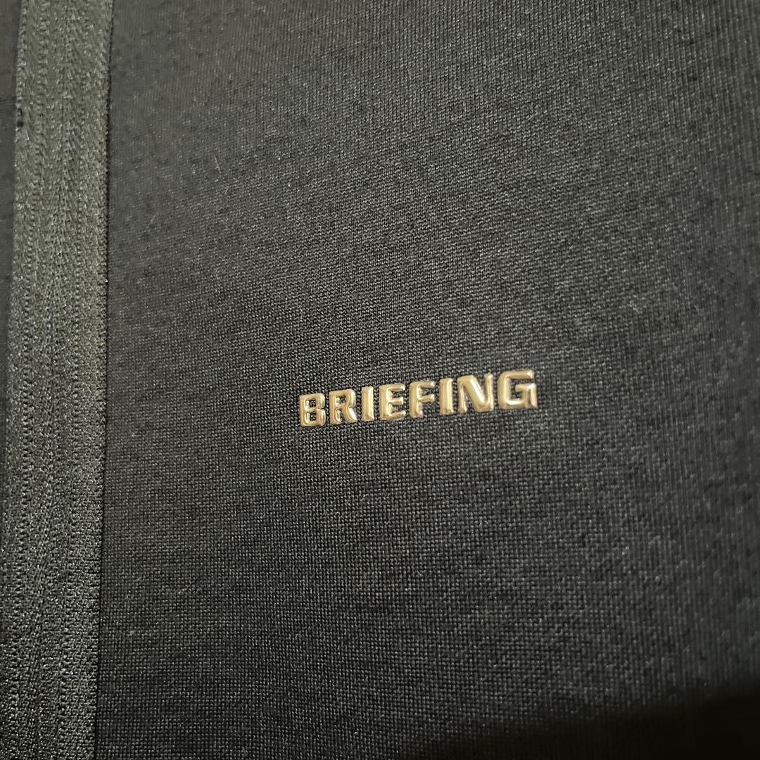 美品　ブリーフィング　ハーフジップスエット　M