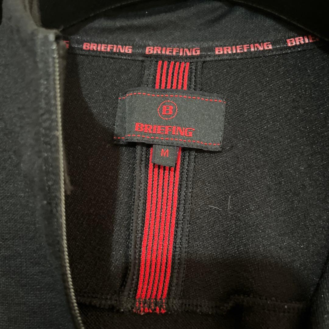 美品　ブリーフィング　ハーフジップスエット　M