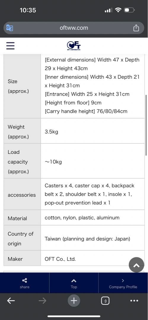 ペットカート Blossom Pet backpack carry military look