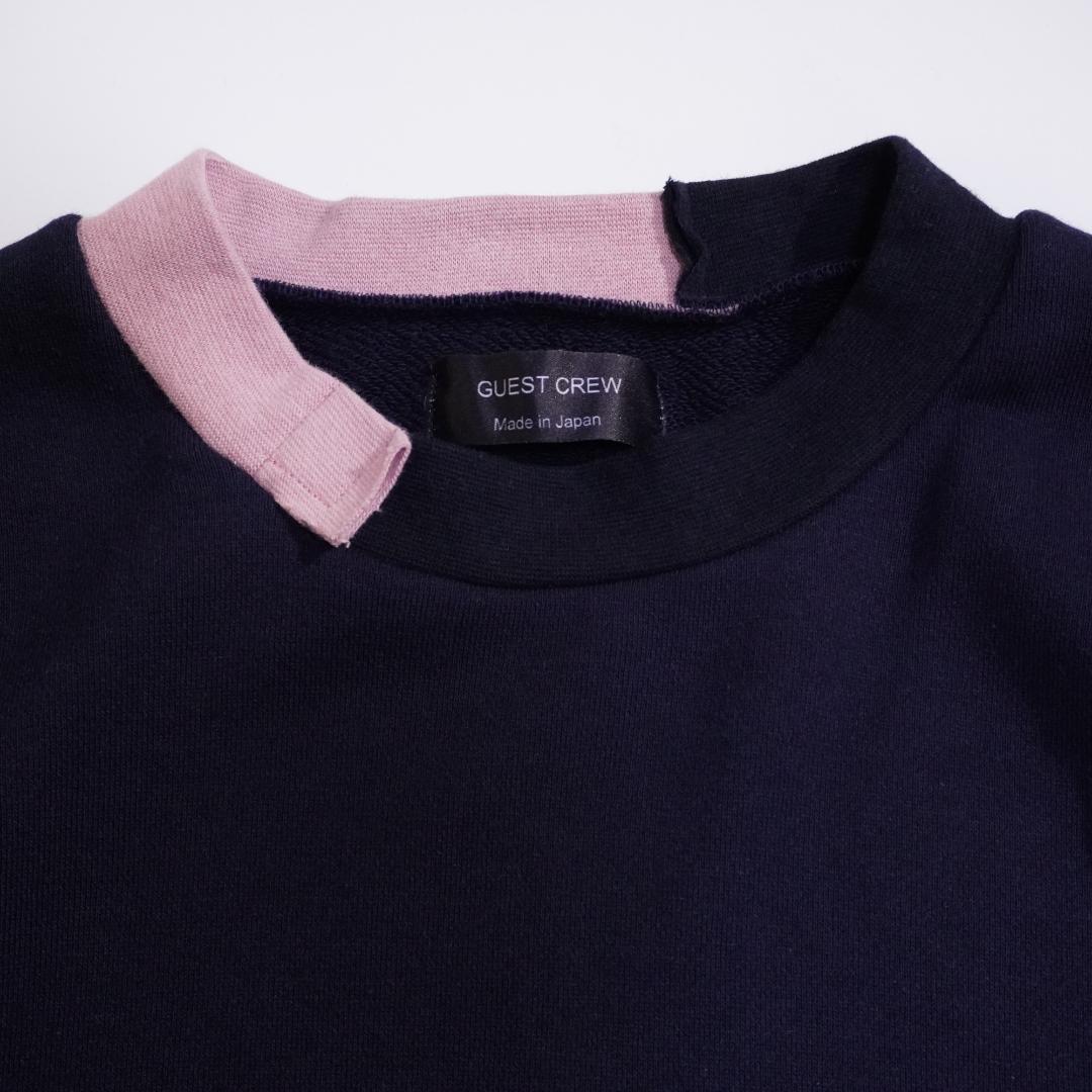 トップス / スウェット / リメイク / ネイビー / ラベンダー