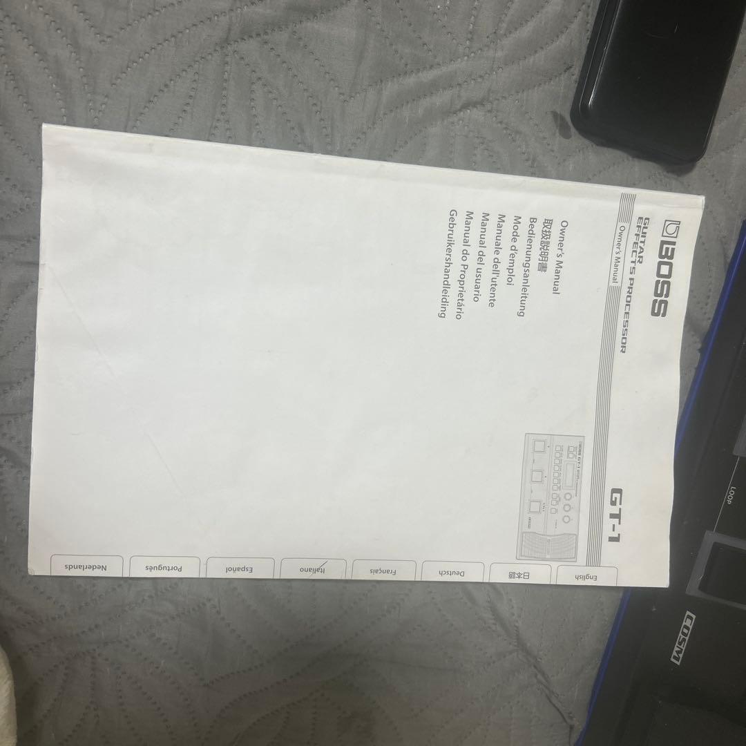 BOSS GT-1 エフェクター動作確認アダプター箱説明書付き