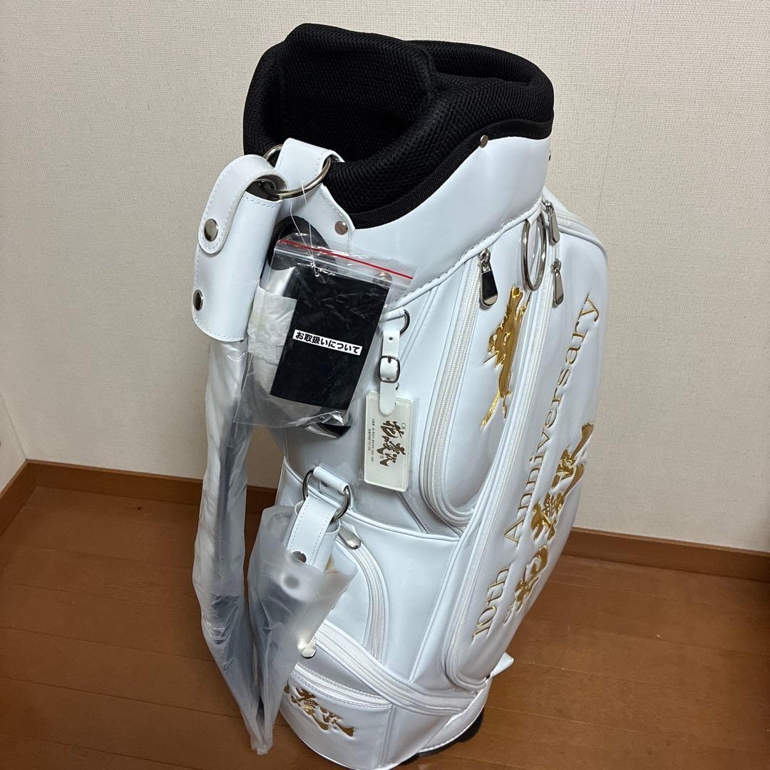 花の慶次 ゴルフ キャディバッグ ホワイト 新品 未使用 非売品