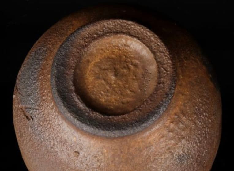 【人間国宝　最上位】藤原雄　備前茶碗　共箱　栞付　金重陶陽　山本陶秀　伊勢崎淳