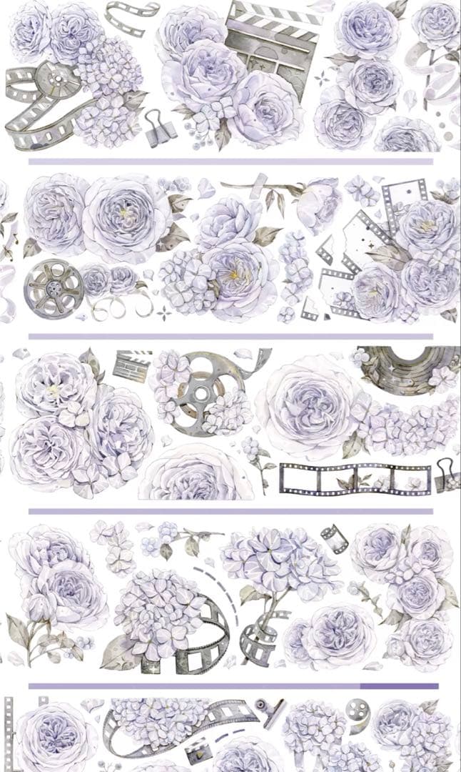 ⭐️SALE⭐️筠水阁文创《紫影旧梦》海外マスキングテープ　マステ 【2180】