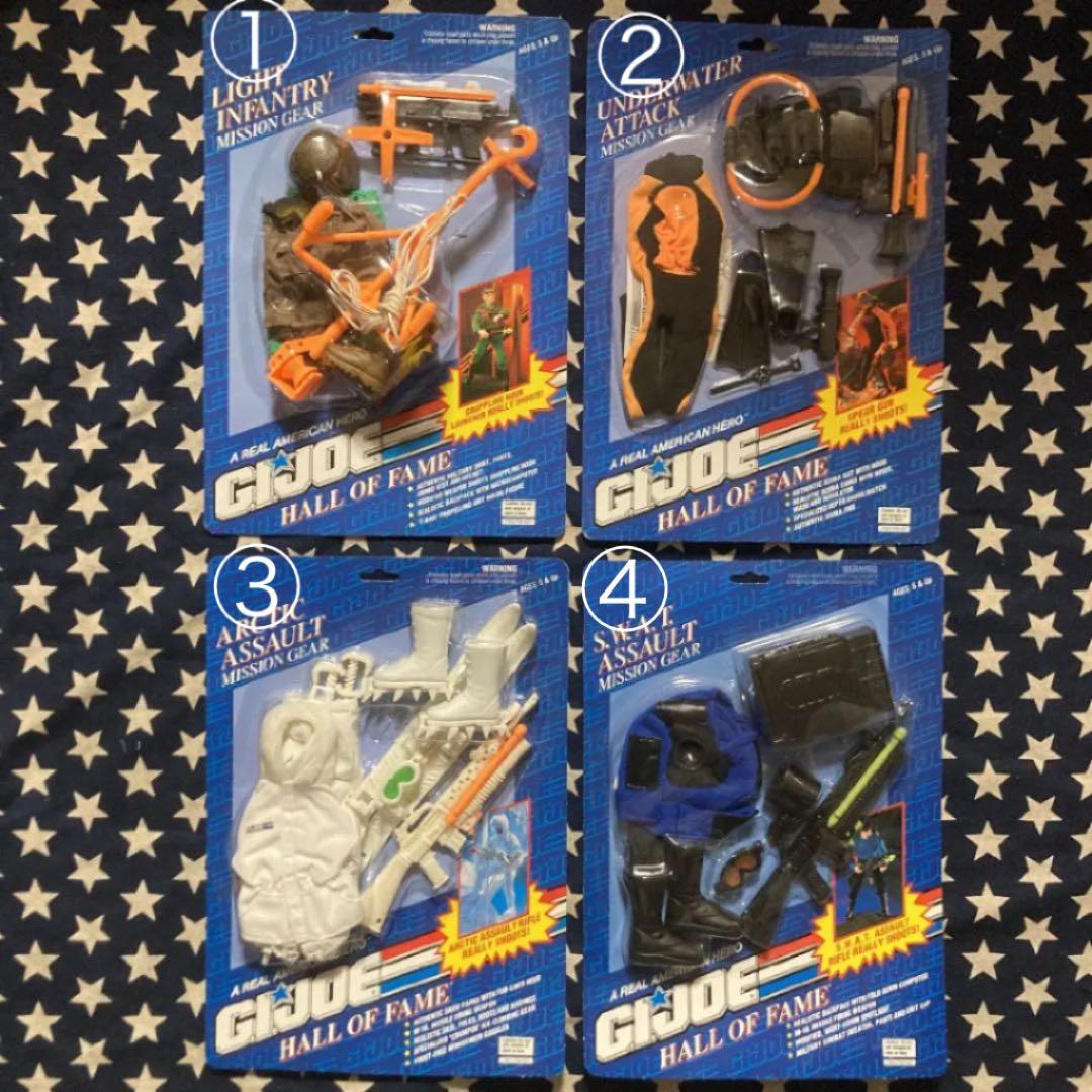 ハズブロ製1/6 GI-JOE HOF MISSION GEARx4種セット