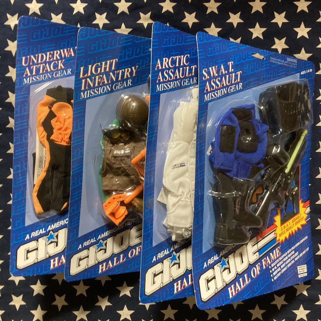 ハズブロ製1/6 GI-JOE HOF MISSION GEARx4種セット